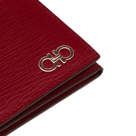 red ferragamo wallet|ferragamo wallets for men.